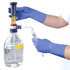 "Chemotril" | Nitril-Einmalhandschuhe, extra lang, extra stark, puderfrei