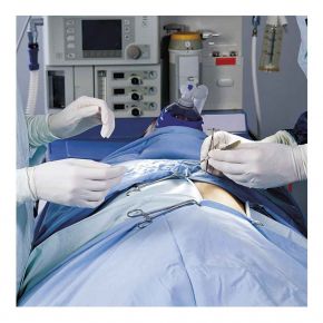 "Eko" | sterile Operationshandschuhe, mikro geraute Oberfläche, gepudert