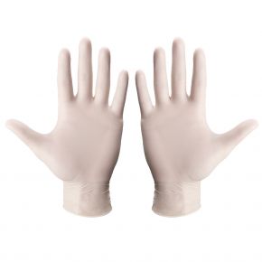 "Betatex" | Nitril Einmalhandschuhe, geraute Oberfläche, Farbe weiß