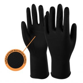 "MegaGrip" | Nitril Einmalhandschuhe für den Langzeiteinsatz, hohe Reißfestigkeit